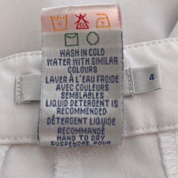 Rickis Tailored Knee-Length Shorts in White - Picture 6 of 6